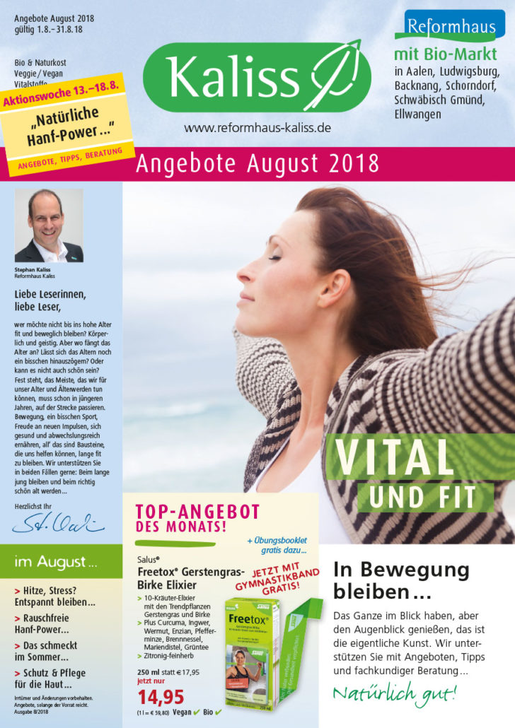 Vital und Fit im August