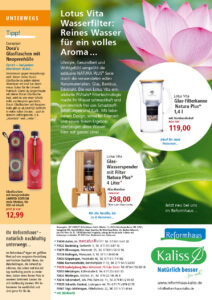 Der Sommer mit und im Reformhaus Kaliss